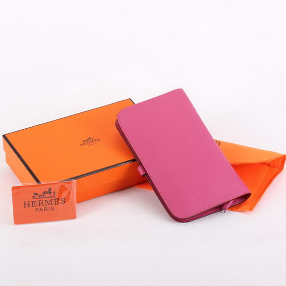 1:1 Quality Hermes Dogon Combined Wallets A508 Roseo Replica